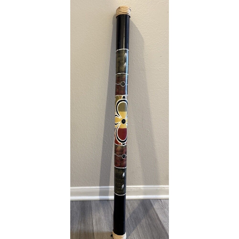 (Rain Stick) Meinl DD Didgeridoo Key D 39” Hand Painted Wood